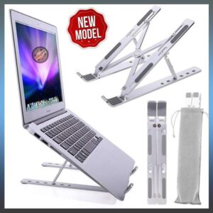 حامل قابل للطي للابتوب من الألومنيوم - Mac و PC