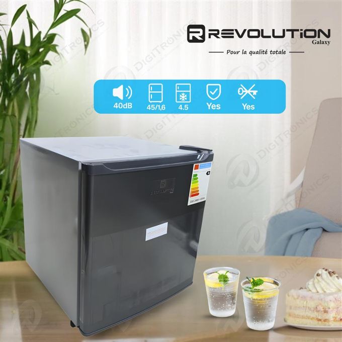 ميني ثلاجة وميني بار 46 لتر بغاز صديق للبيئة R600a - REVOLUTiON Galaxy WR-45